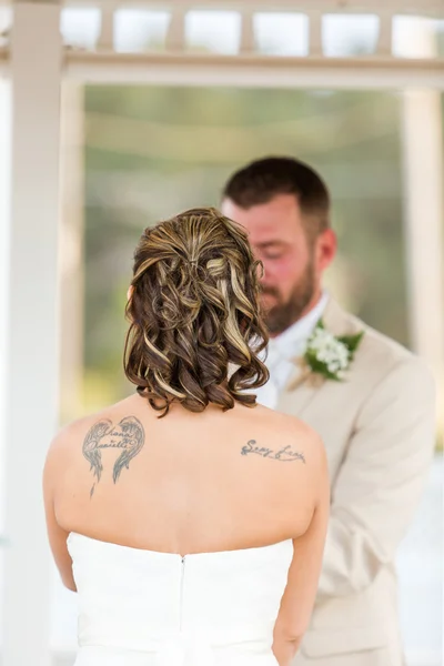 Cérémonie de mariage en plein air — Photo