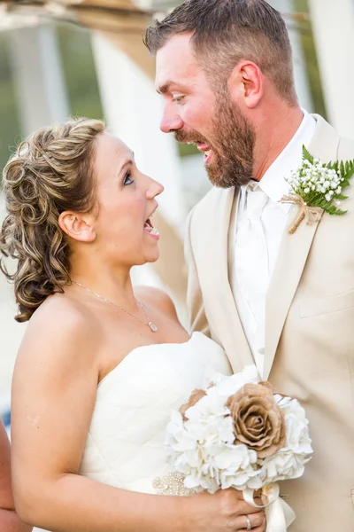 Cérémonie de mariage en plein air — Photo