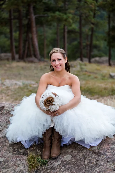 Small outdoor wedding — Stock Photo, Image