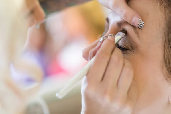 Bruiloft make-up — Stockfoto