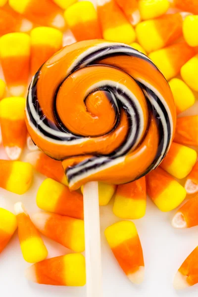 Handmade twist lollipop — Stock Photo, Image