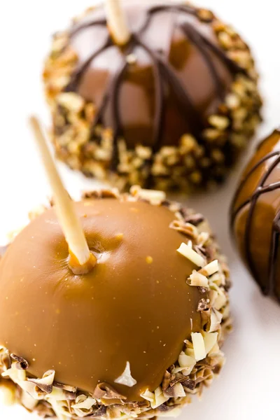 Caramel apples — Stock Photo, Image