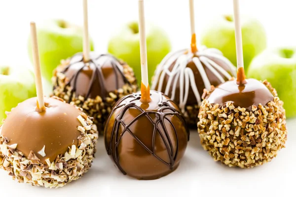 Caramel apples — Stock Photo, Image