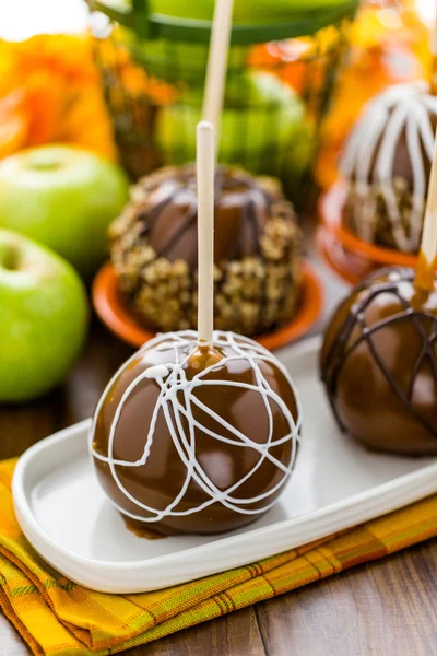 Manzanas de caramelo — Foto de Stock