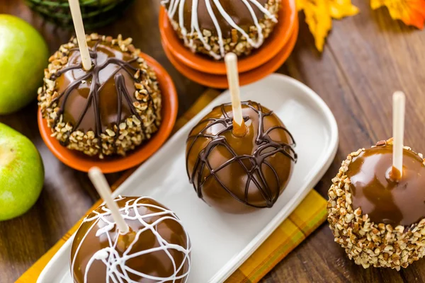 Manzanas de caramelo — Foto de Stock