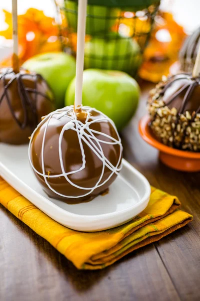 Caramel apples — Stock Photo, Image