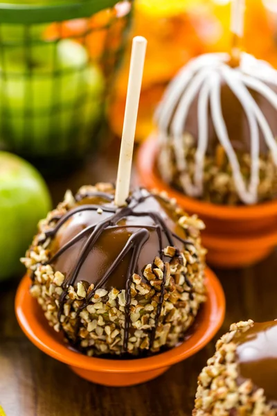 Caramel apples — Stock Photo, Image