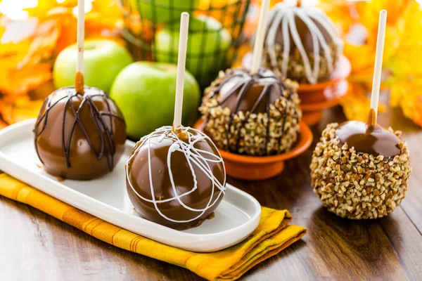 Manzanas de caramelo — Foto de Stock