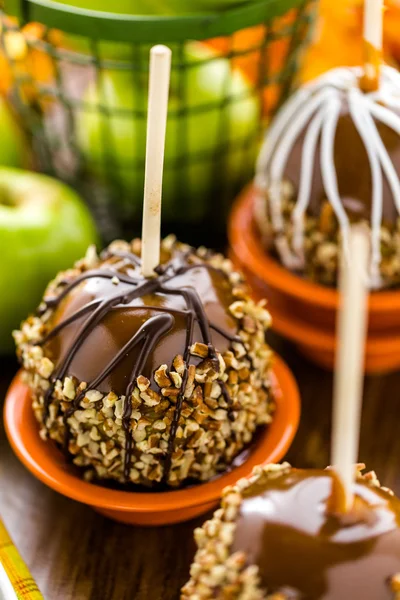 Caramel apples — Stock Photo, Image