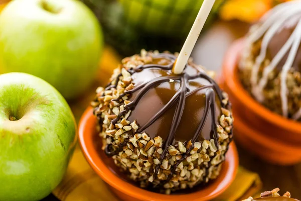 Caramel apples — Stock Photo, Image