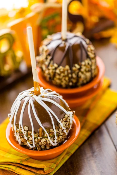 Caramel apples — Stock Photo, Image