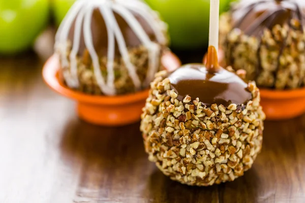 Caramel apples — Stock Photo, Image