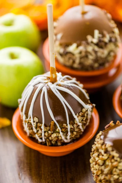 Caramel apples — Stock Photo, Image