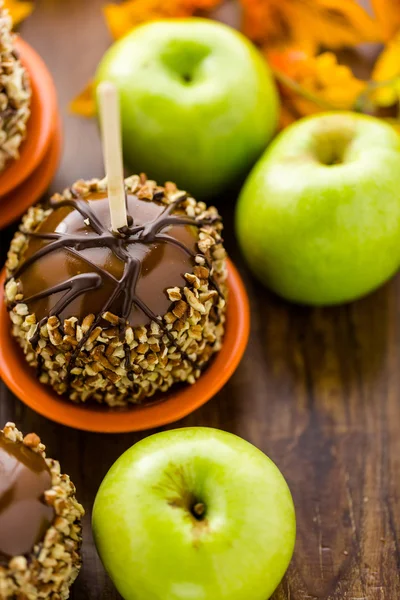 Karamel appels — Stockfoto