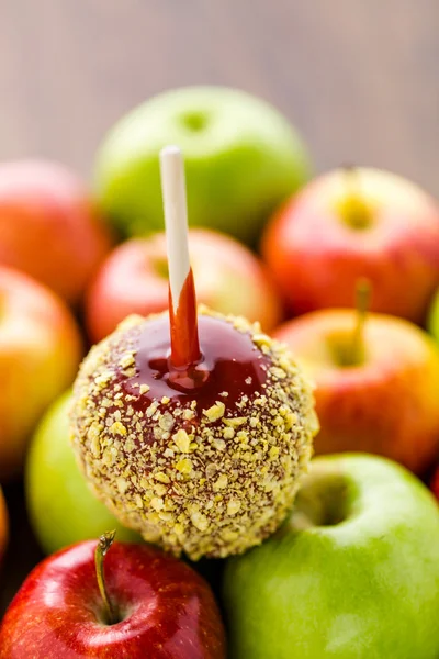 Карамель яблука — стокове фото