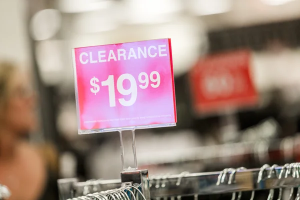 American mall sale sign — Stock Photo, Image