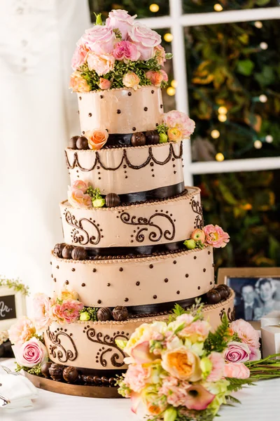 Bolo de casamento — Fotografia de Stock