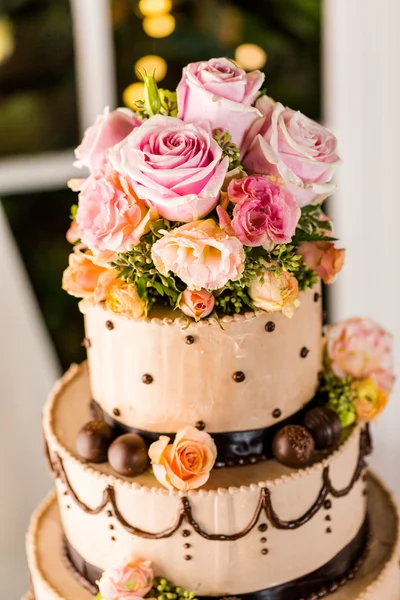 Bolo de casamento — Fotografia de Stock