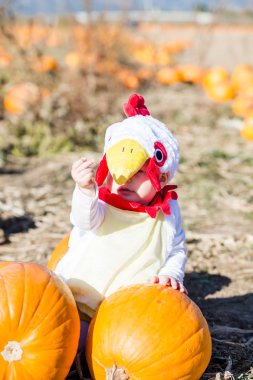 Şirin çocuk içinde Halloween kılık