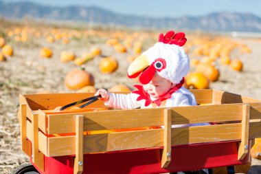 Şirin çocuk içinde Halloween kılık