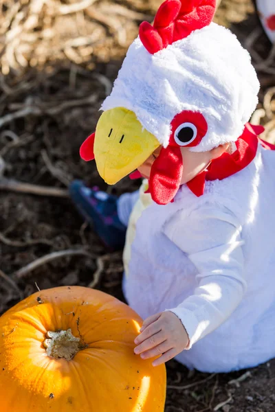 Şirin çocuk içinde Halloween kılık — Stok fotoğraf
