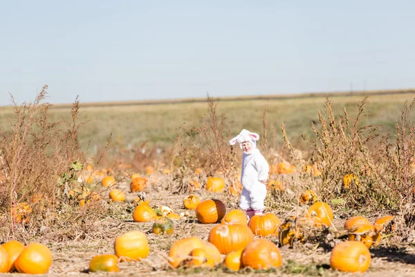 Schattige jongen in Halloween kostuum — Stockfoto