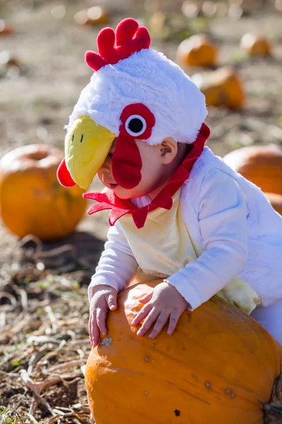 Cute kid in Halloween costume — Stock Photo, Image