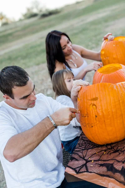 Tallado de calabaza —  Fotos de Stock