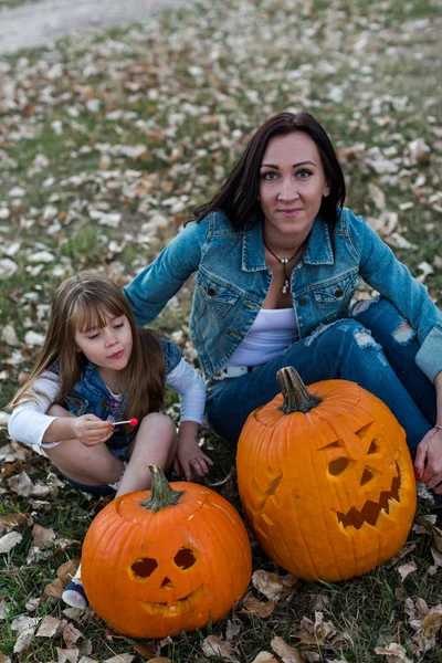 Tallado de calabaza — Foto de Stock