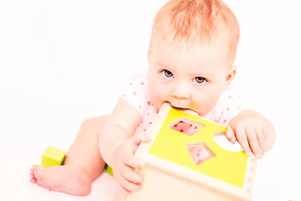 Mignonne bébé fille — Photo