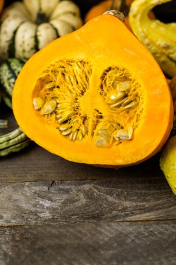 Taze organik kabaklar