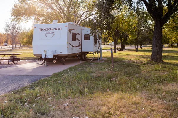 Camping i höst Colorado. — Stockfoto