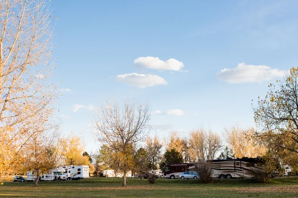 Camping en Autumn Colorado . — Foto de Stock
