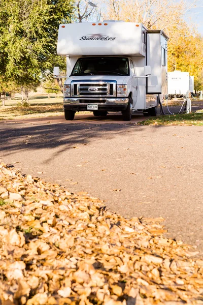 コロラド州秋のキャンプ. ロイヤリティフリーのストック画像