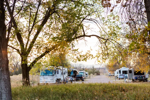 Camping in Autumn Colorado. — Stock Photo, Image