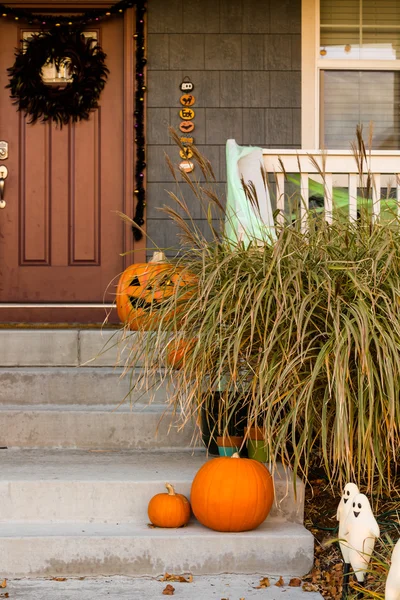 Halloween decor, jack o' lantern — Stock Photo, Image