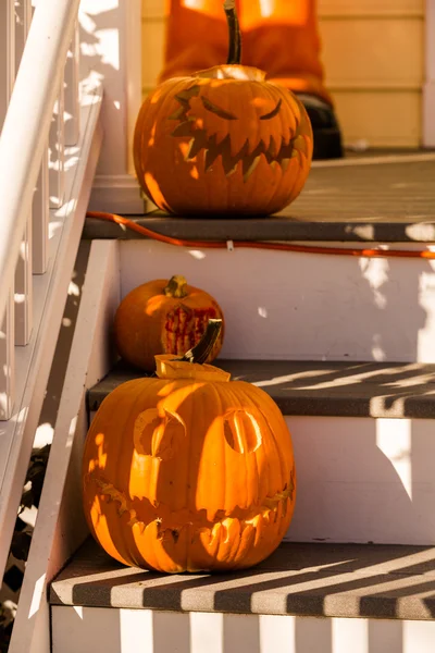 Decorazione di Halloween, jack o 'lanterna — Foto Stock