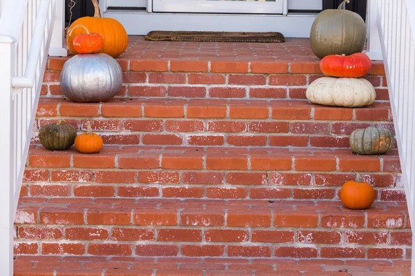 Decorazione di Halloween, zucche — Foto Stock