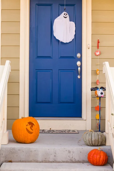 Halloween výzdobou, dýně — Stock fotografie