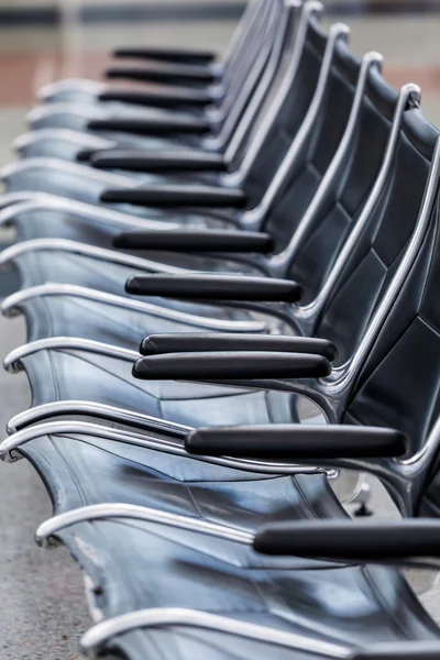 Empty chairs at Airport — Stock Photo, Image