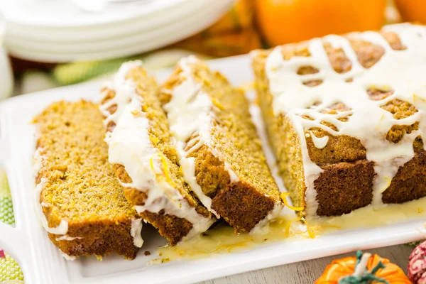 Tasty Pumpkin bread — Stock Photo, Image