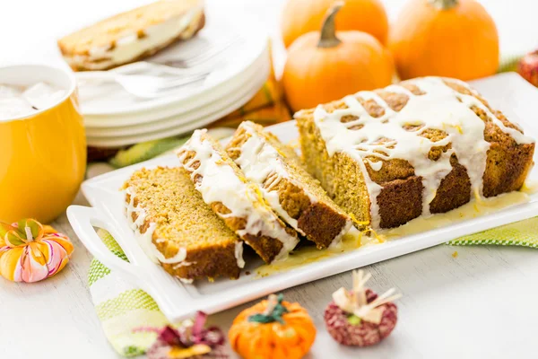 Tasty Pumpkin bread — Stock Photo, Image