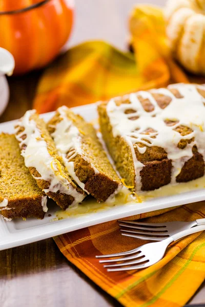 Sabroso pan de calabaza — Foto de Stock