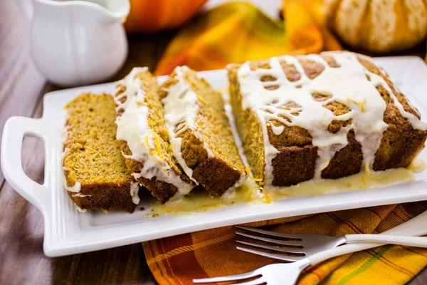 Tasty Pumpkin bread — Stock Photo, Image