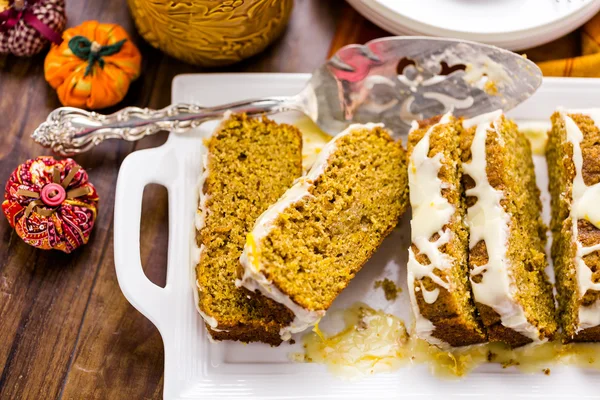 Tasty Pumpkin bread — Stock Photo, Image