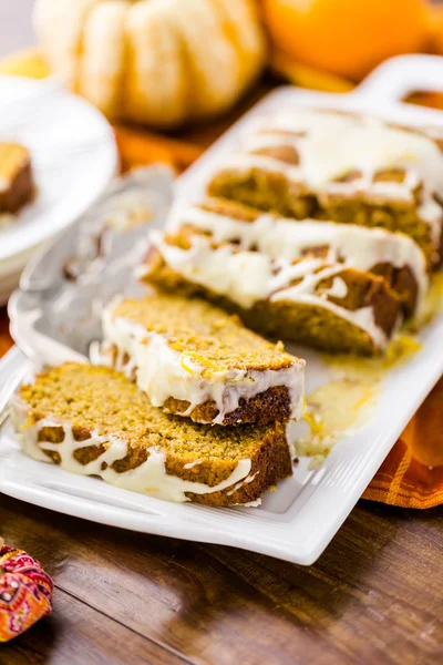 Tasty Pumpkin bread — Stock Photo, Image