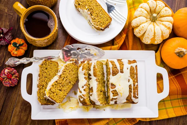 Leckeres Kürbisbrot — Stockfoto