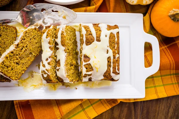 Tasty Pumpkin bread — Stock Photo, Image