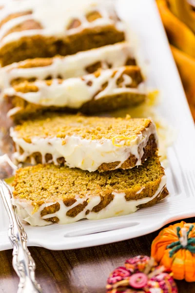 Sabroso pan de calabaza — Foto de Stock