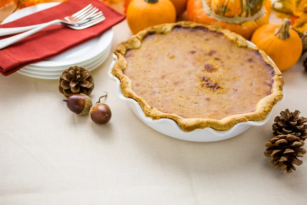 Torta de abóbora caseira — Fotografia de Stock